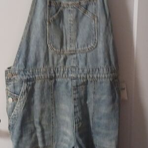 GAP Womens Light Blue Denim Overalls